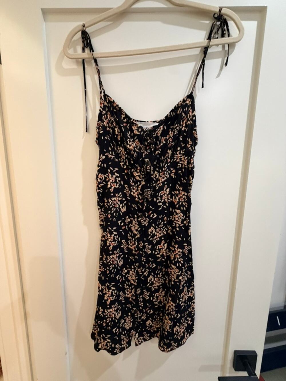 Ba&sh cami floral dress with tie straps - size FR1 / US 4 - BNWOT